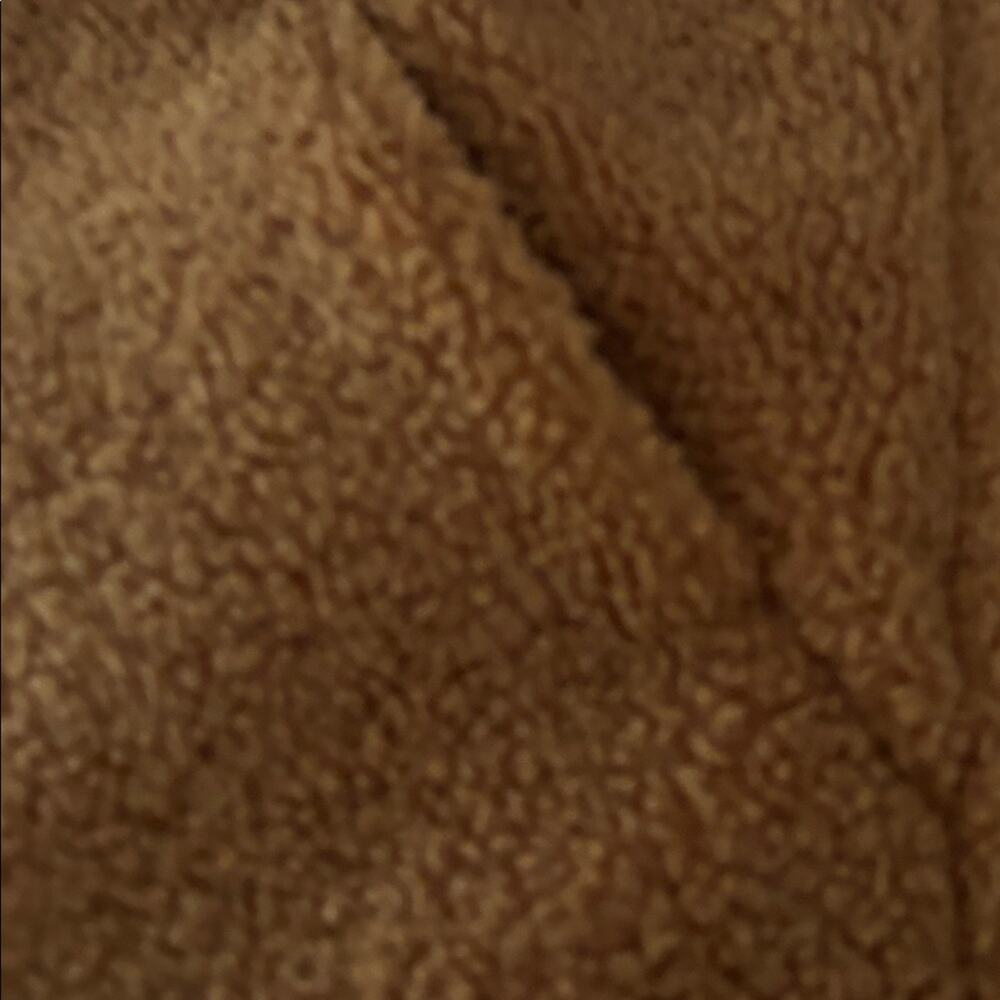 Marine Layer Eden Sherpa Overshirt Women's Orange/Brown Shacket Size Small - Picture 8 of 11